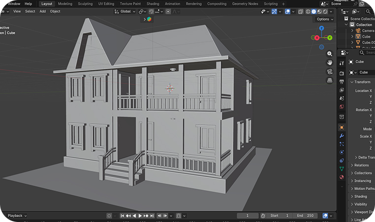 3D моделирование дома